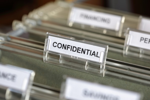 image depicting confidentiality